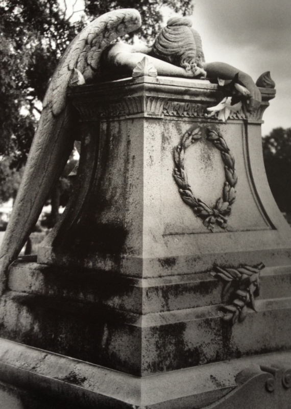 Angel monument in Little Rock, Arkansas.